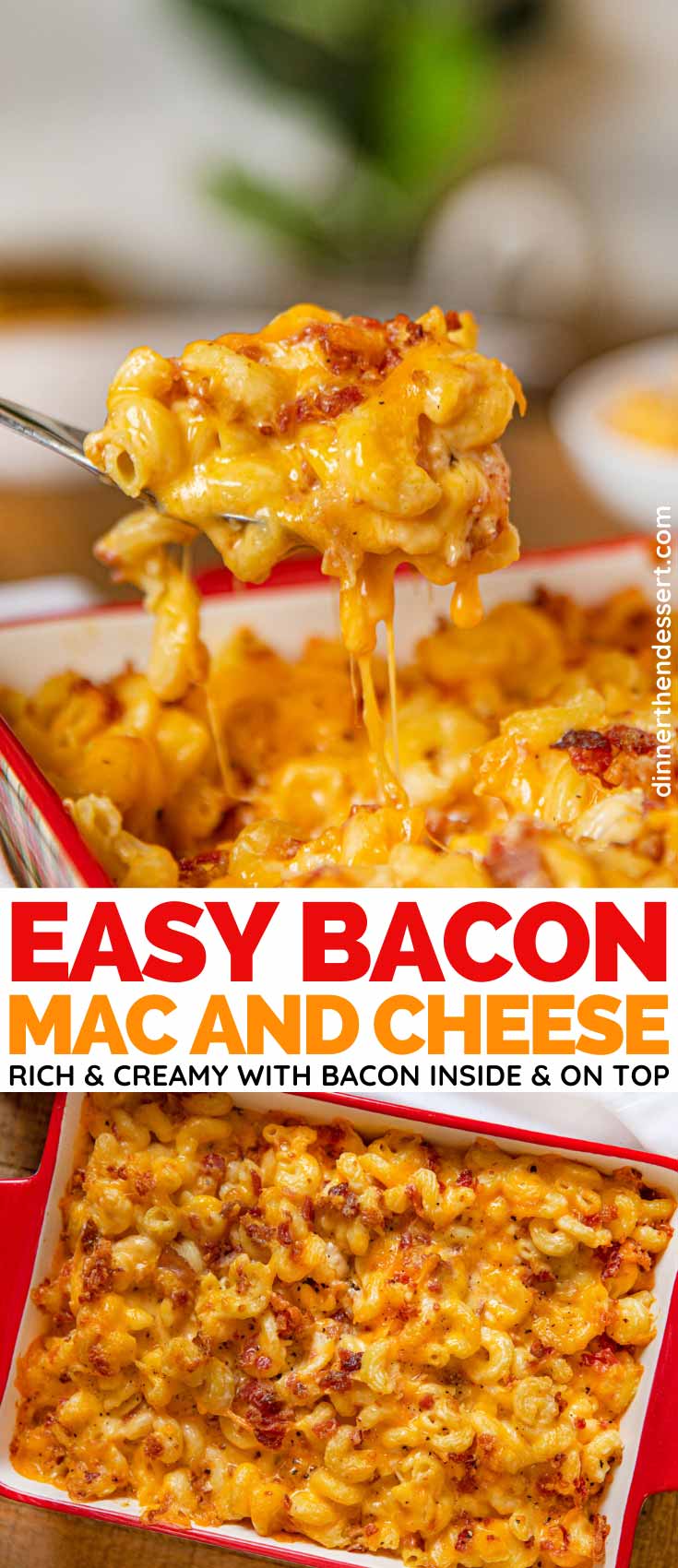receipe for mac and cheese that has chichen and bacon in it